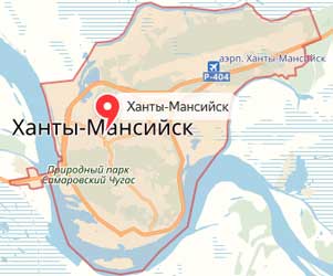 Карта: Ханты-Мансийск