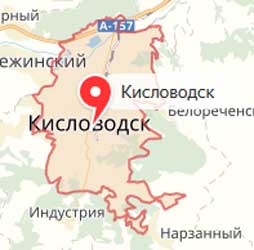 Карта: Кисловодск