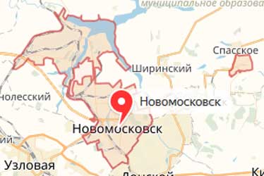 Карта: Новомосковск