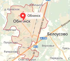 Карта: Обнинск
