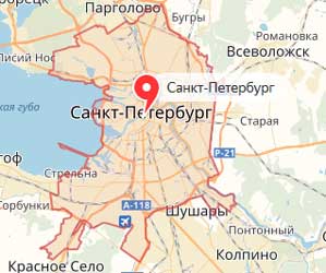 Карта: Санкт-Петербург