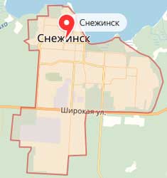 Карта: Снежинск