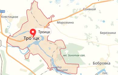 Карта: Троицк (Челябинская область)
