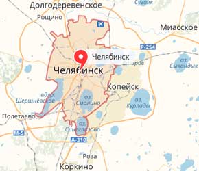 Карта: Челябинск