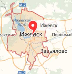 Карта: Ижевск