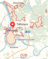 Карта: Тобольск