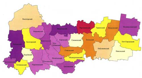 Карта: Вологодская область