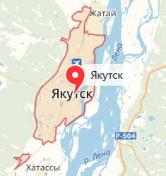 Карта: Якутск